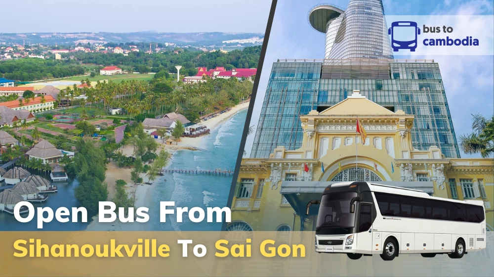 Open Bus From Sihanoukville To Saigon Thai Duong Cambodia bus