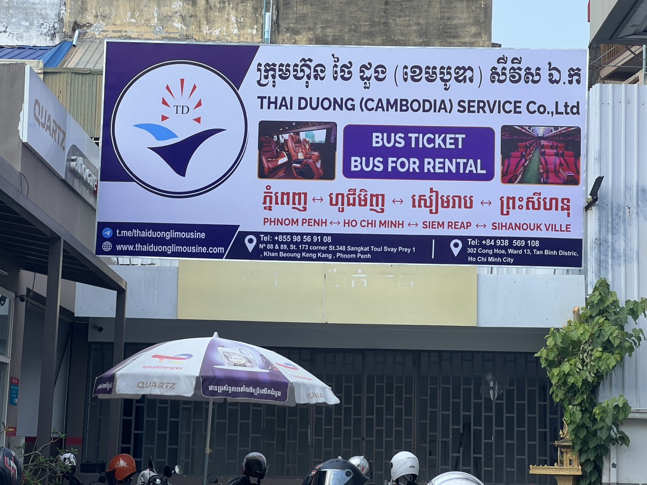 Thai Duong Bus Cambodia